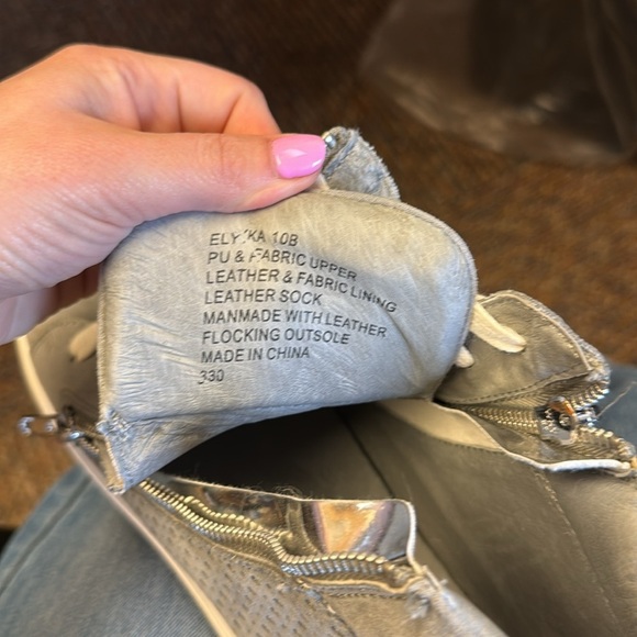 Steve Madden Elyka' Laser Cut High Top Sneaker - Picture 8 of 8